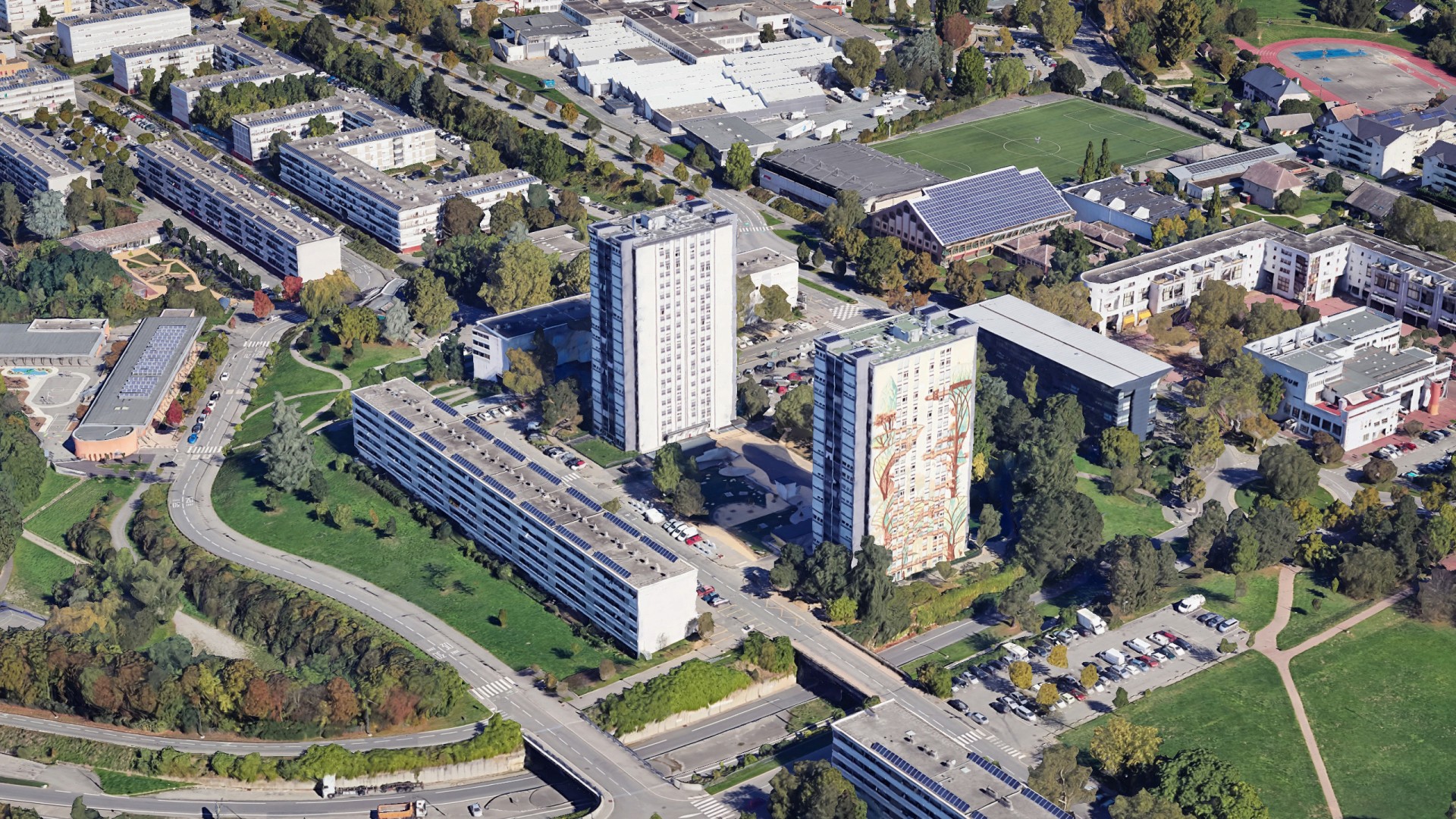 Tours du Mâconnais – Réhabilitation, Restructuration, Résidentialisation Parking