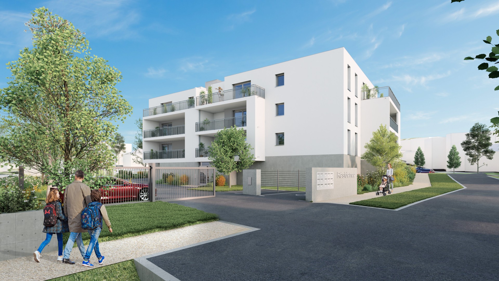 Construction d&rsquo;un immeuble de logements à Bellegarde-en-Forez