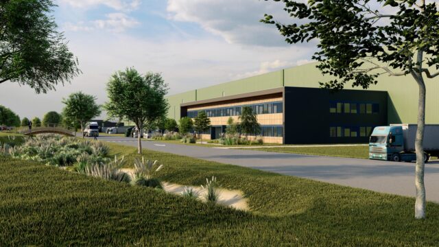 Construction d&rsquo;une plateforme logistique à Buchère